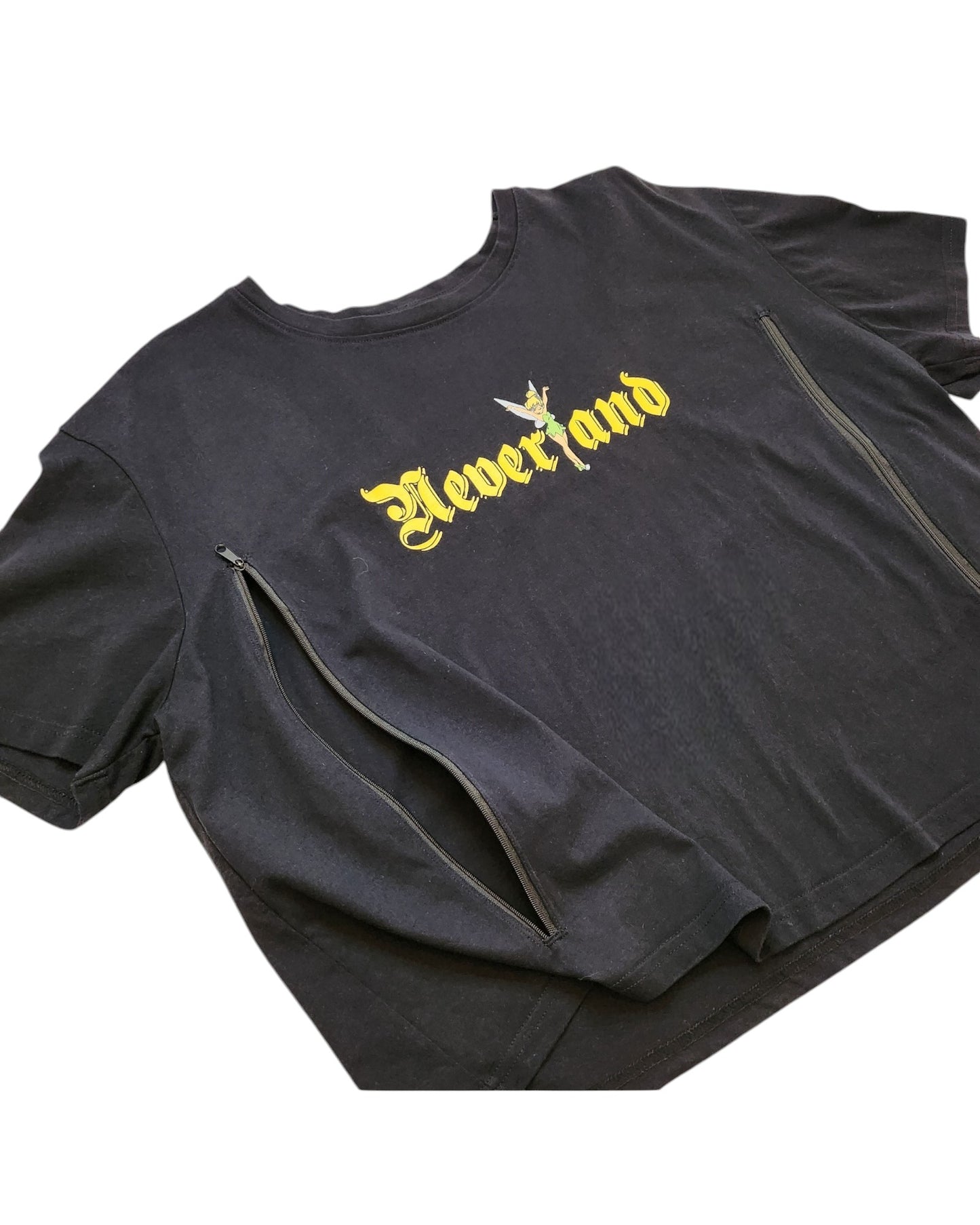 Upcycled Neverland t-shirt UK18