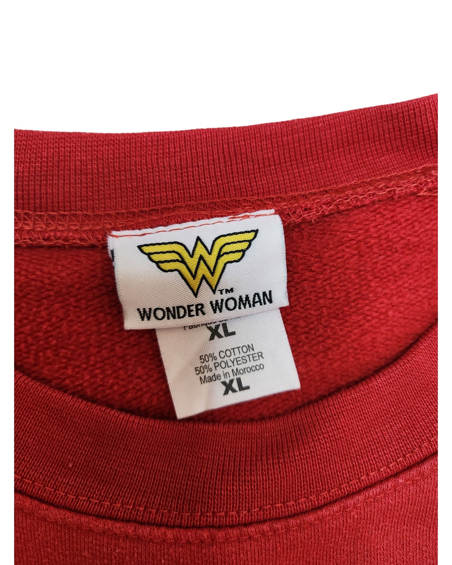 Upcycled Breastfeeding Wonder Woman Sweatshirt XL