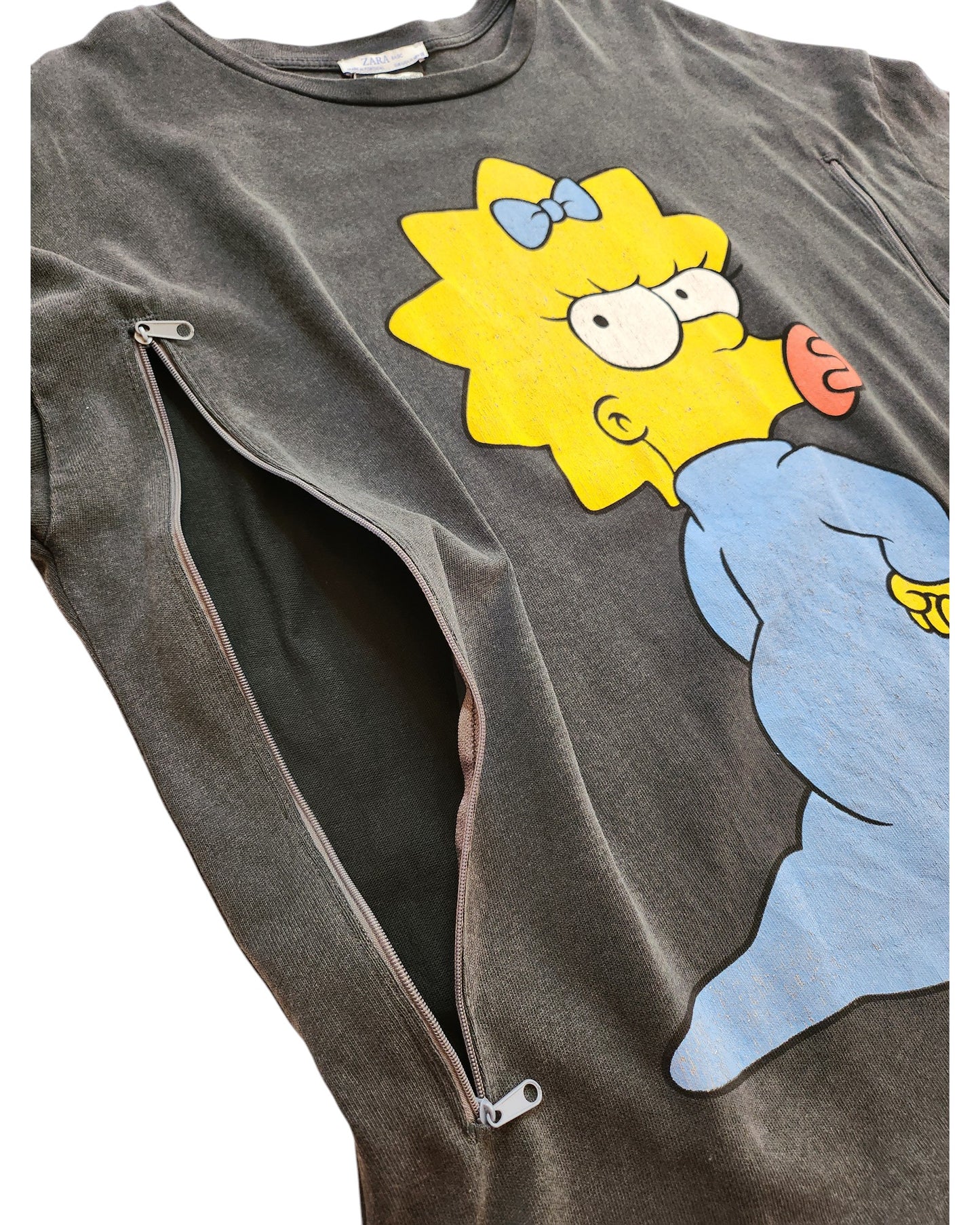 Upcycled Breastfeeding (Nursing) & Pumping Maggie t-shirt M
