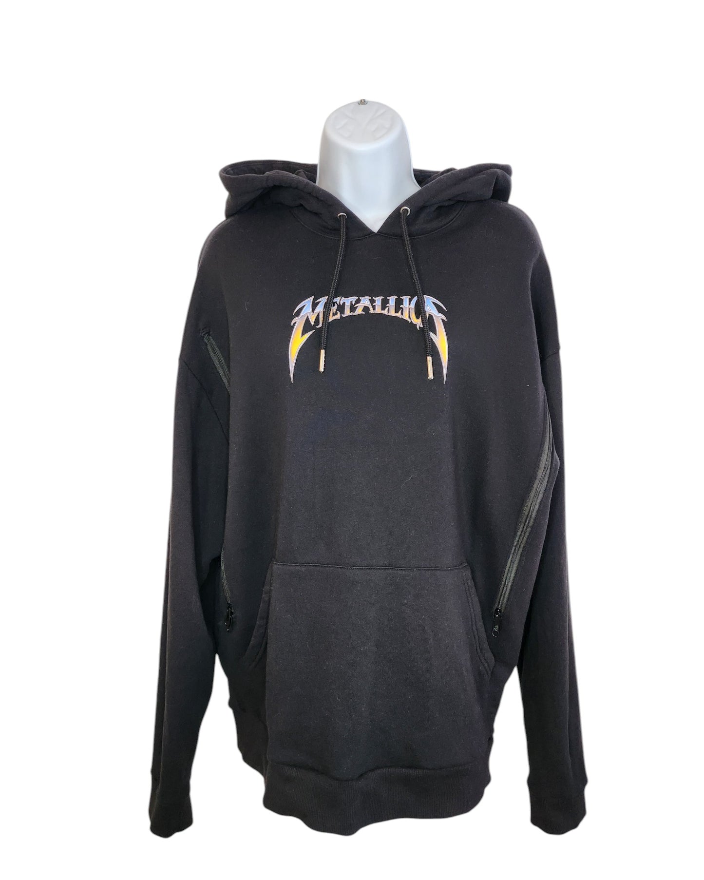 Upcycled Breastfeeding (Nursing) & Pumping Metallica Hoodie M