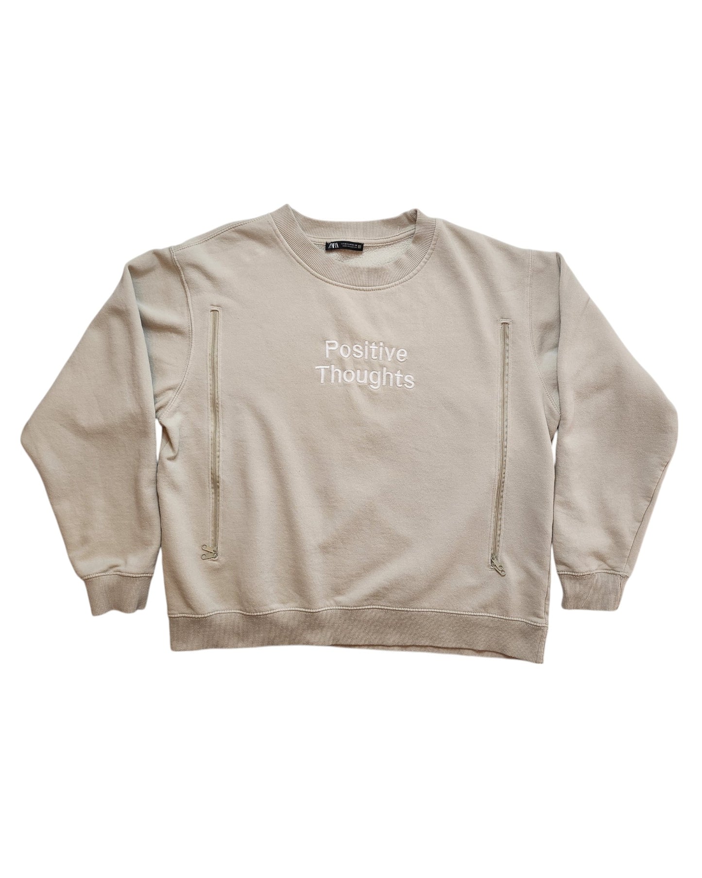 Upcycled Breastfeeding (Nursing) & Pumping Positive Sweatshirt M