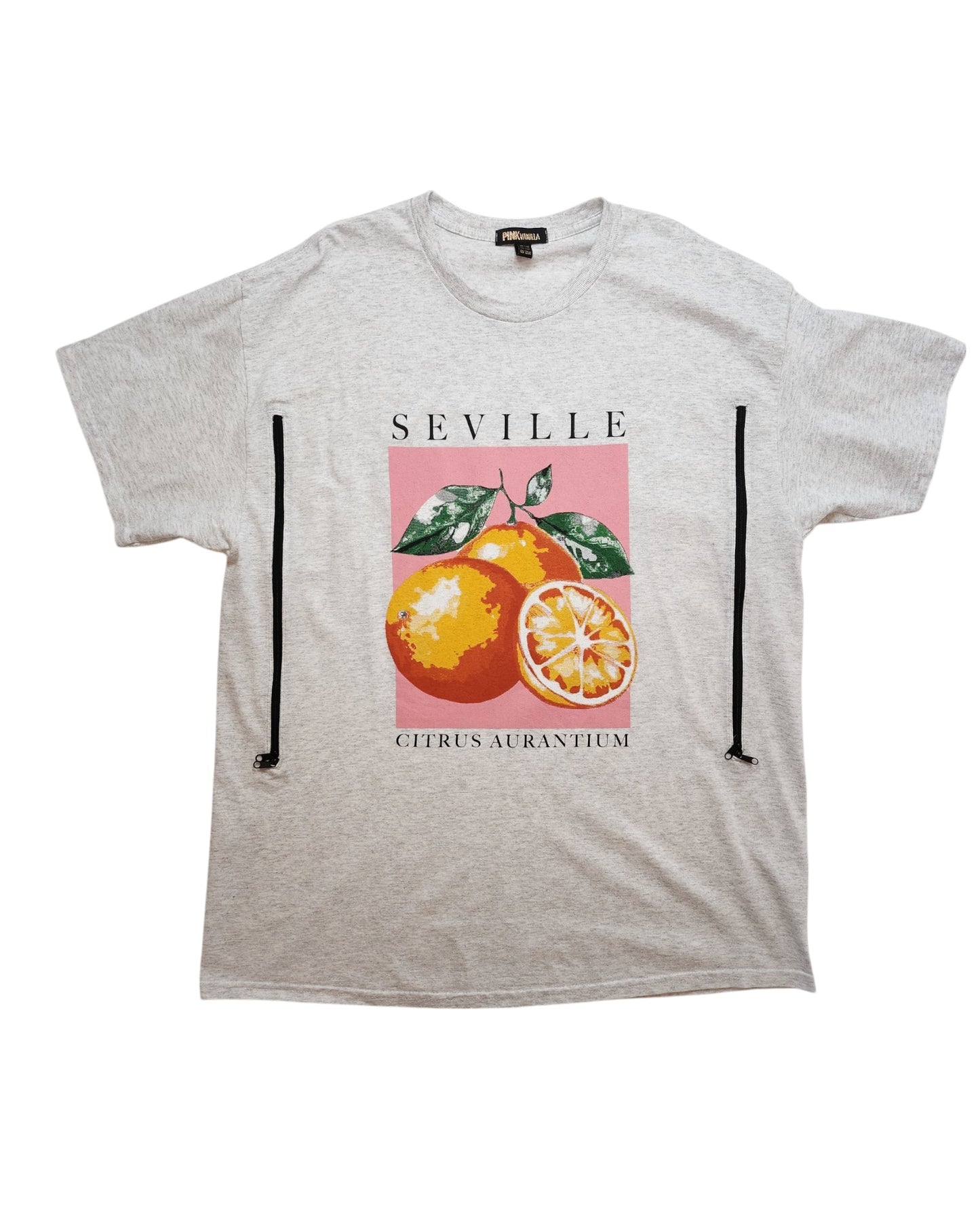 Upcycled Breastfeeding (Nursing) & Pumping Seville Long-line t-shirt S/M