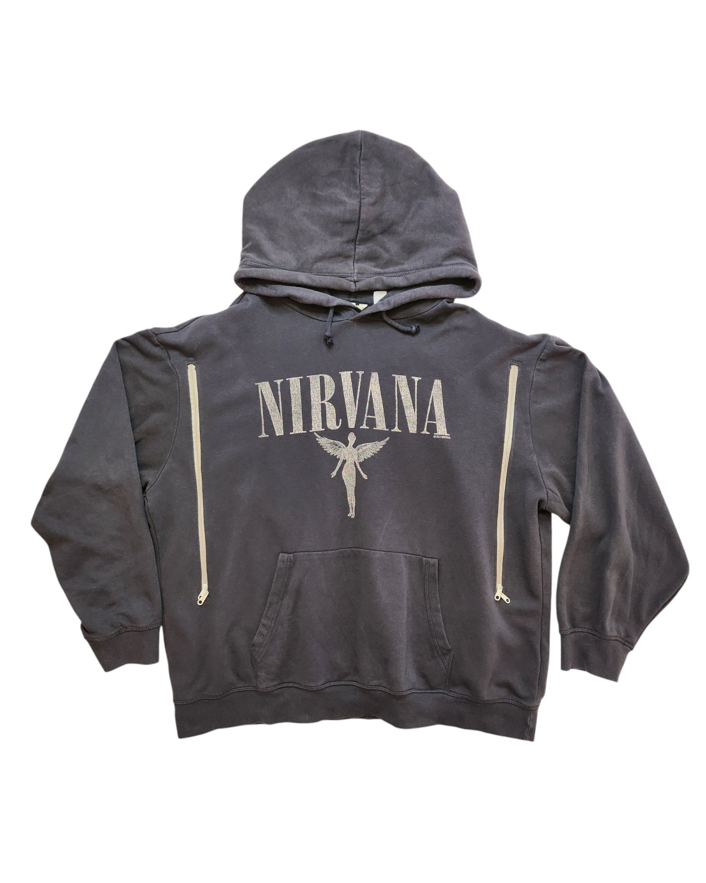 Upcycled Breastfeeding (Nursing) & Pumping Nirvana Hoodie L