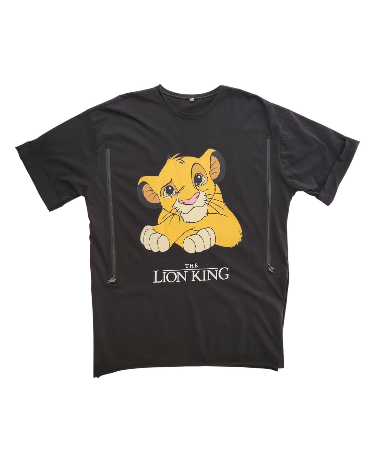 Upcycled Breastfeeding (Nursing) & Pumping Lion King t-shirt Dress L