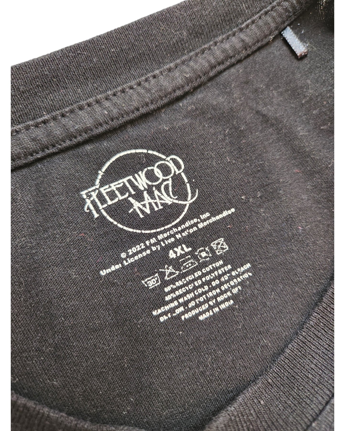 Upcycled Breastfeeding (Nursing) & Pumping Fleetwood Mac Rumours t-shirt 4XL