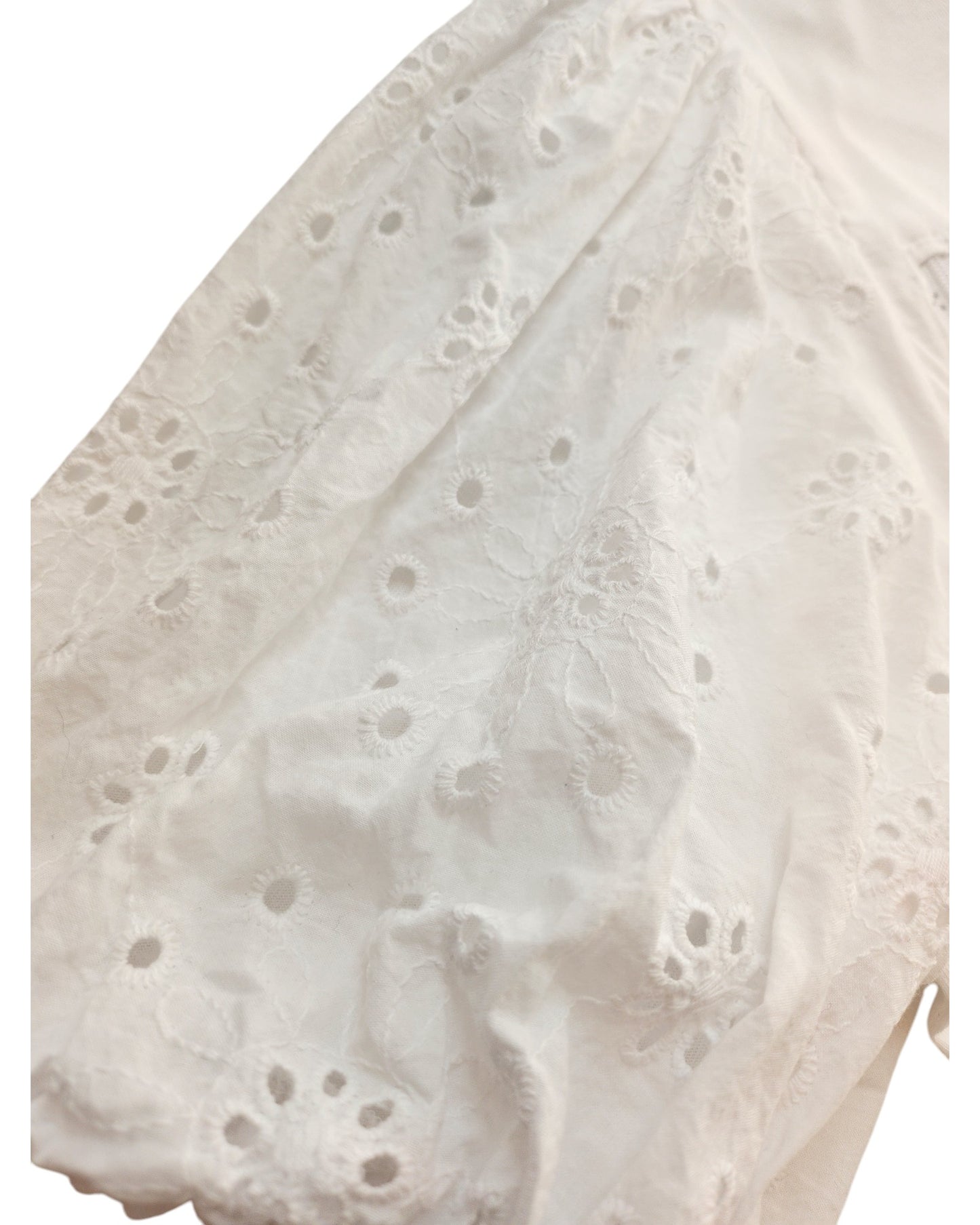 Upcycled Breastfeeding (Nursing) & Pumping Plain White Puff Sleeve t-shirt UK14