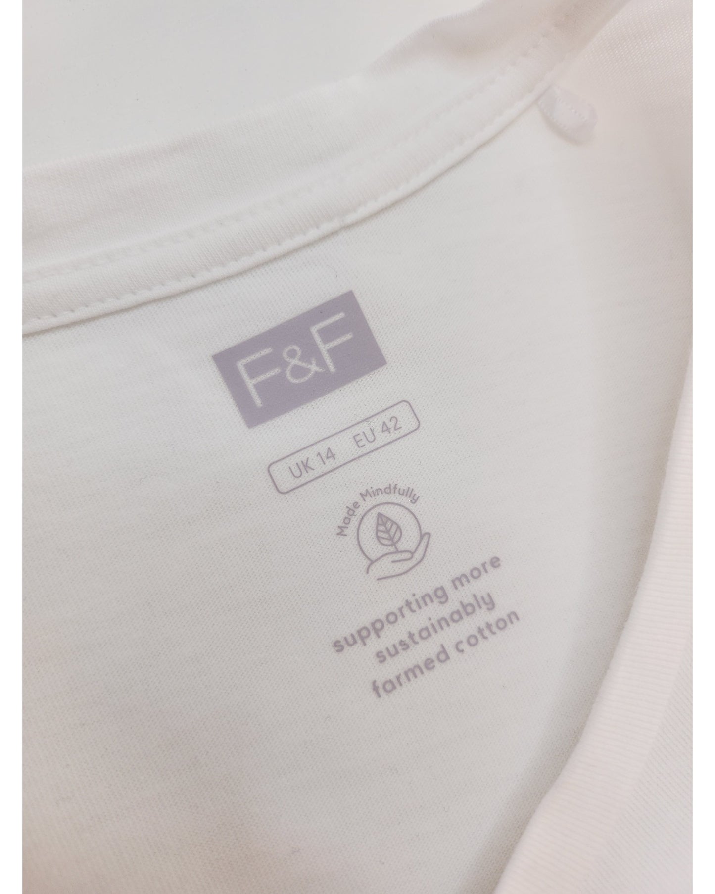 Upcycled Breastfeeding (Nursing) & Pumping Plain White Puff Sleeve t-shirt UK14