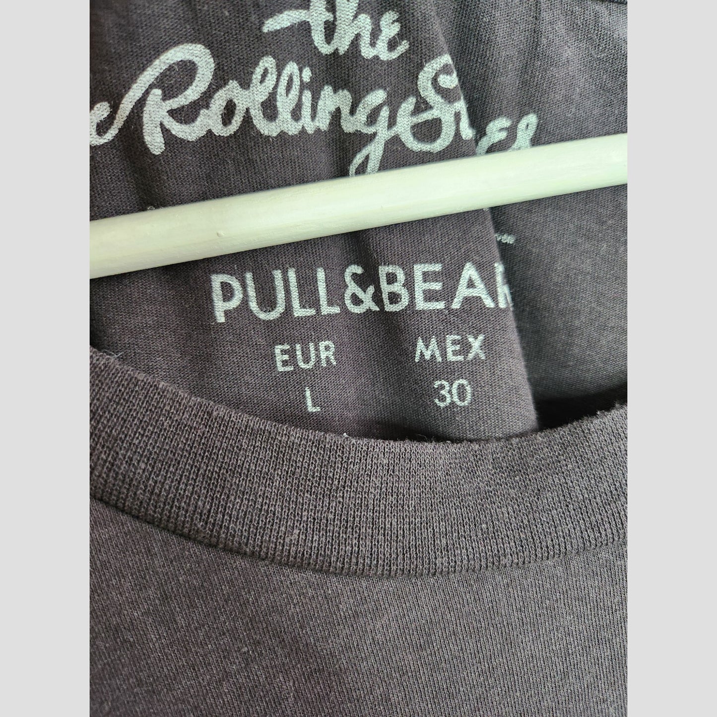 Upcycled Breastfeeding (Nursing) & Pumping Grey/Red The Rolling Stones Band t-shirt L