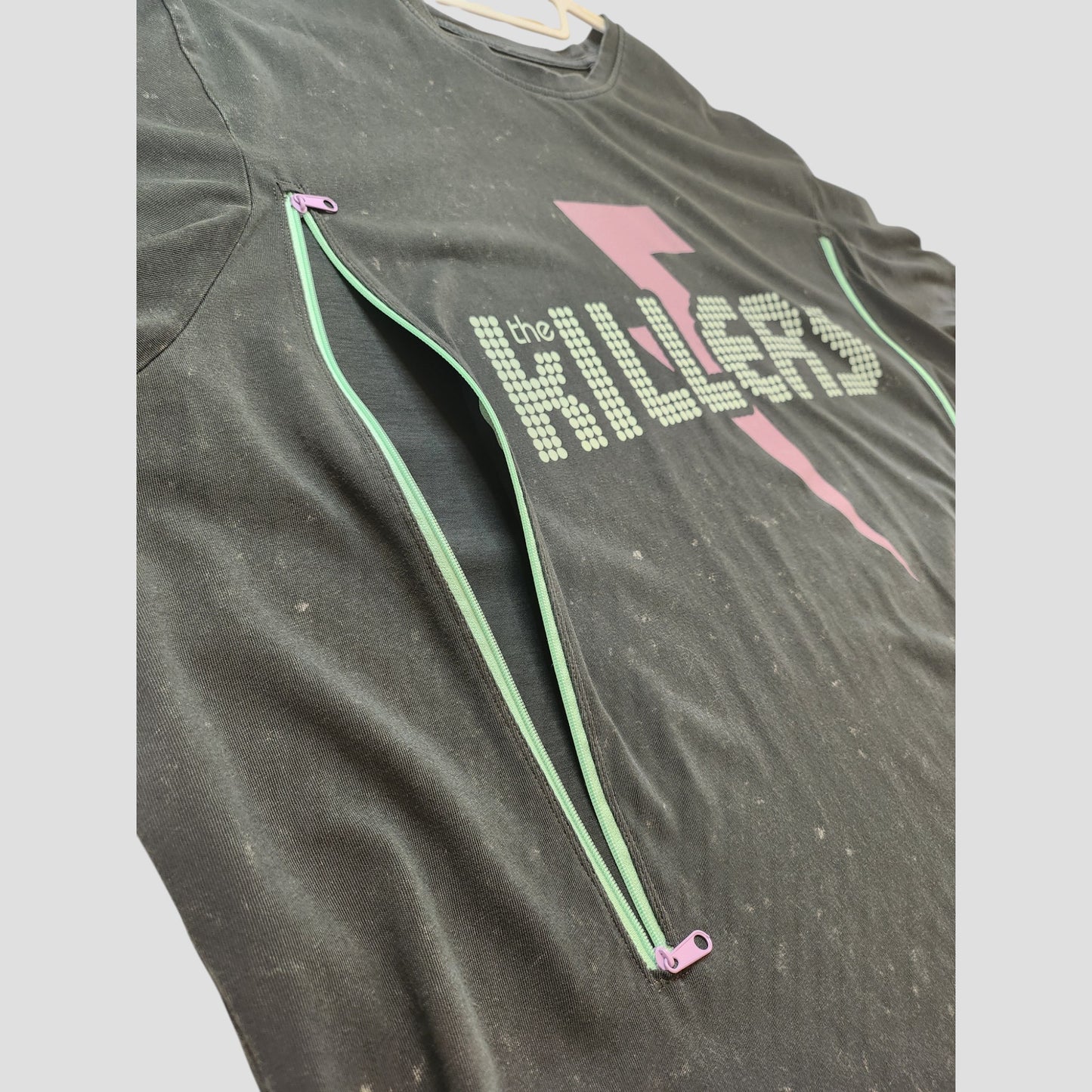 Upcycled Breastfeeding (Nursing) & Pumping The Killers Band t-shirt 3XL