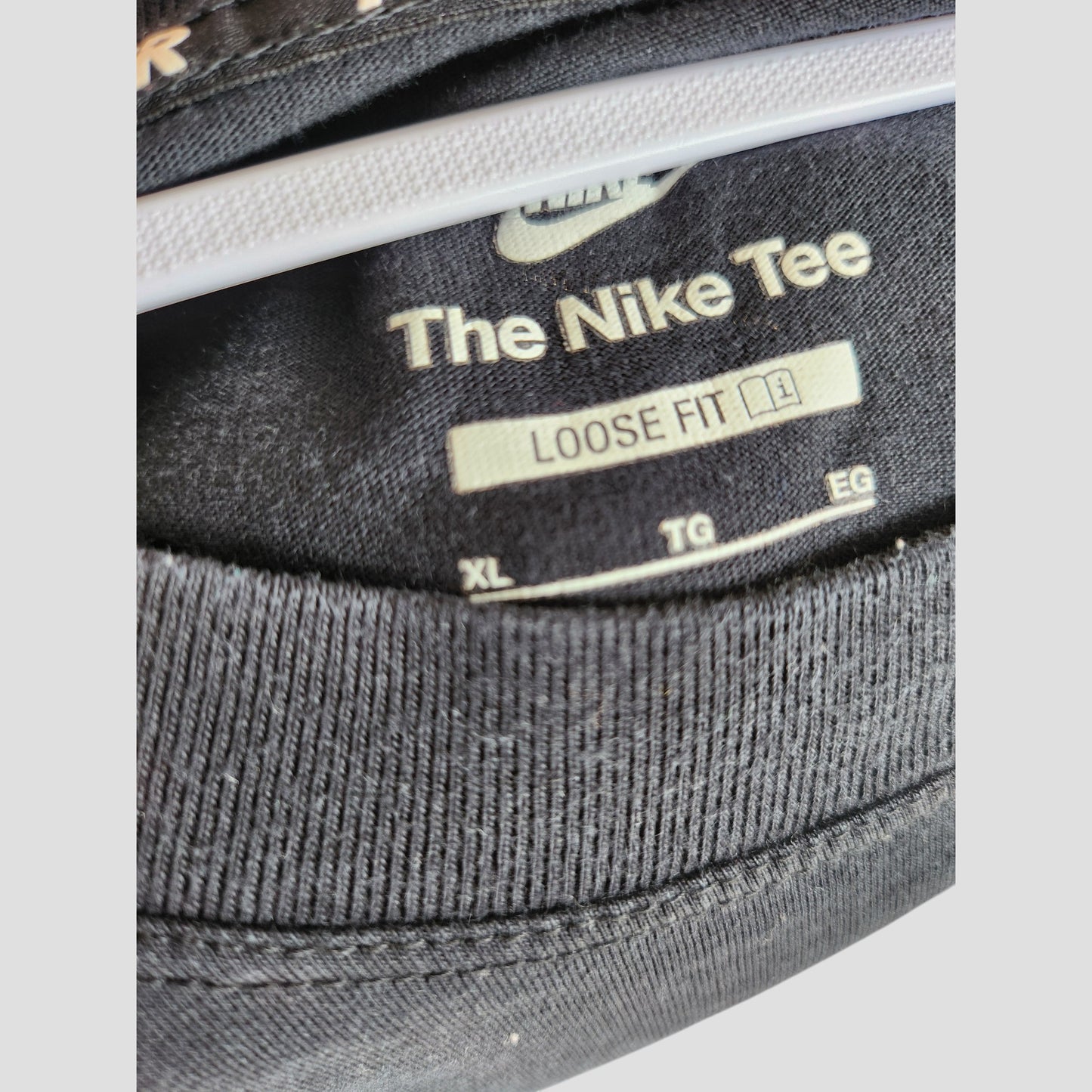Upcycled Breastfeeding (Nursing) & Pumping Black Nike AIR t-shirt XL (100285)