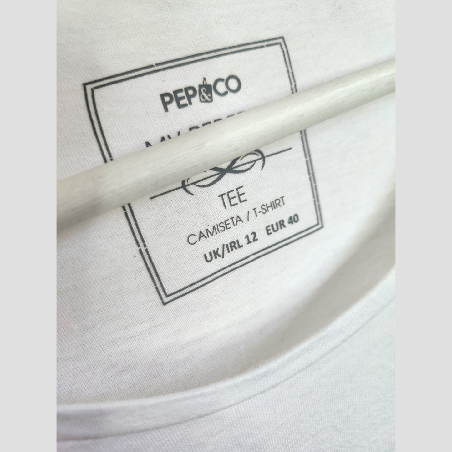 Upcycled Breastfeeding (Nursing) & Pumping Plain White Shoulder Fringing t-shirt UK12