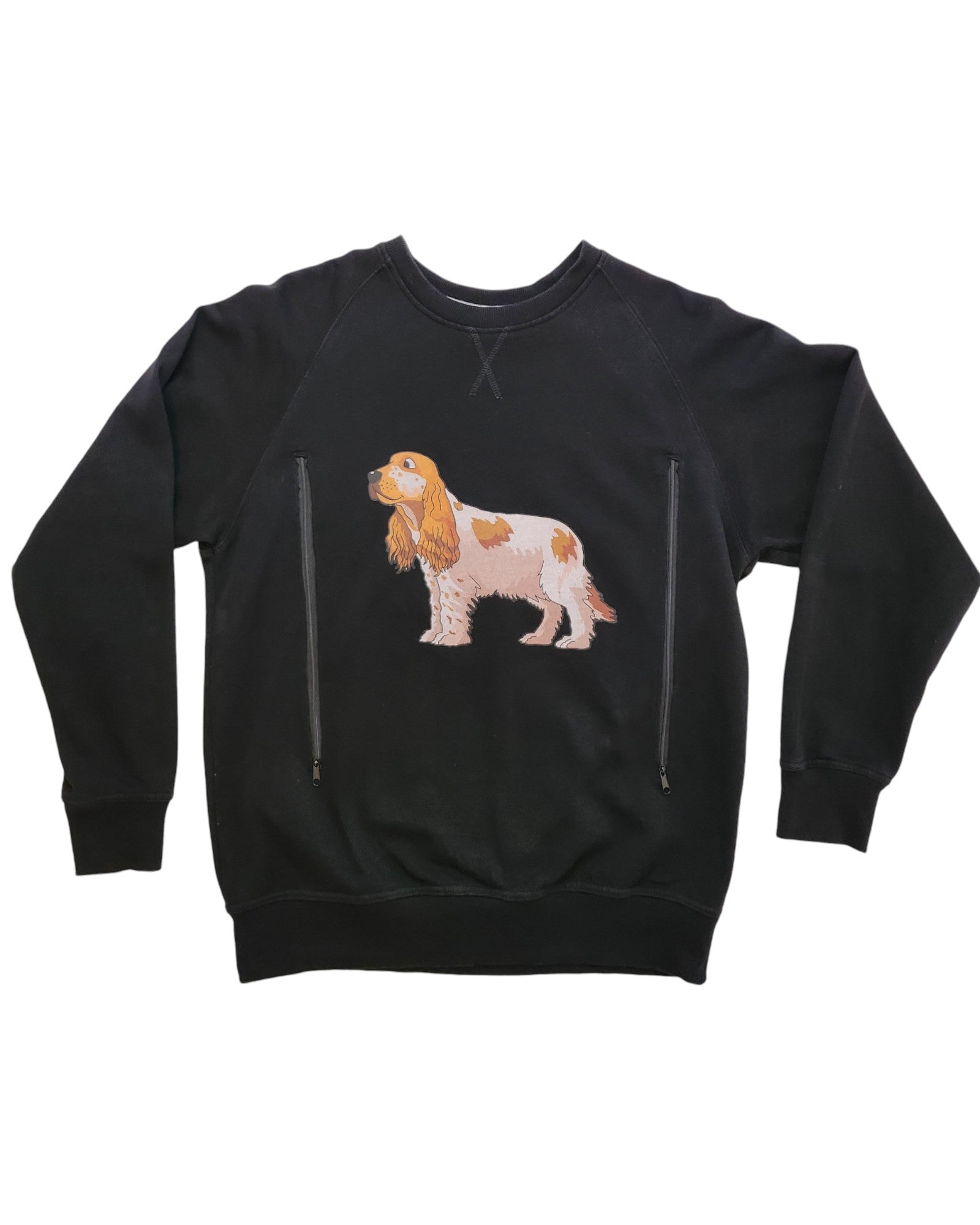 Upcycled Dog Sweatshirt M