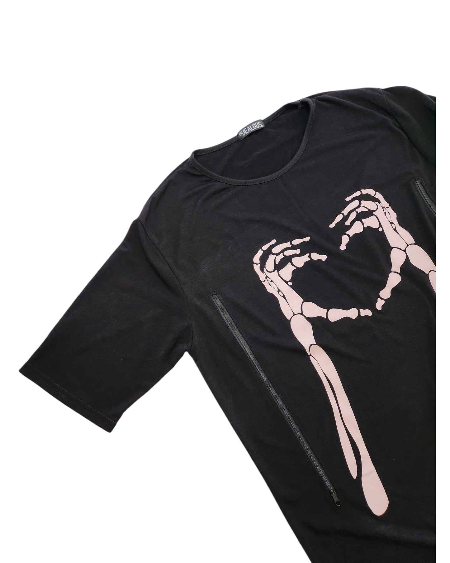 Upcycled Skeleton t-shirt dress UK14/16