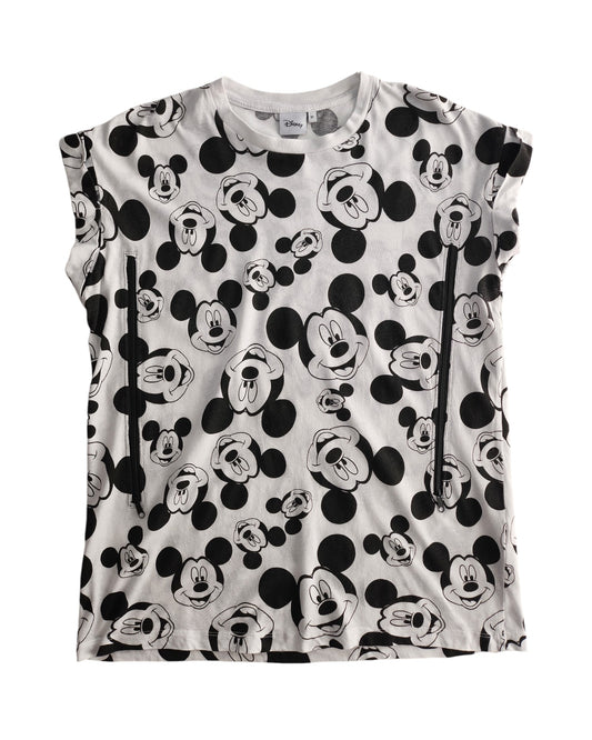 Upcycled Breastfeeding Mickey t-shirt UK12