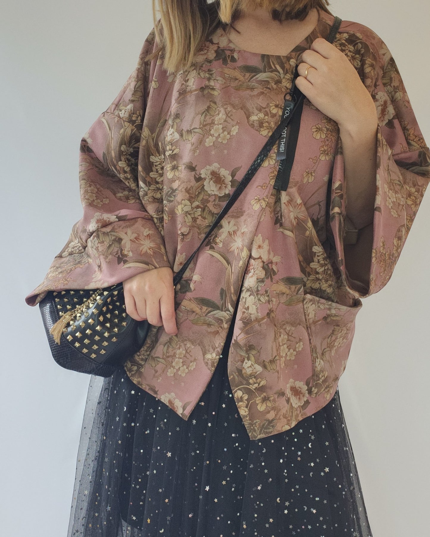 You've Got This! Floral Kimono Jacket for maternity, breastfeeding (nursing), and pumping.