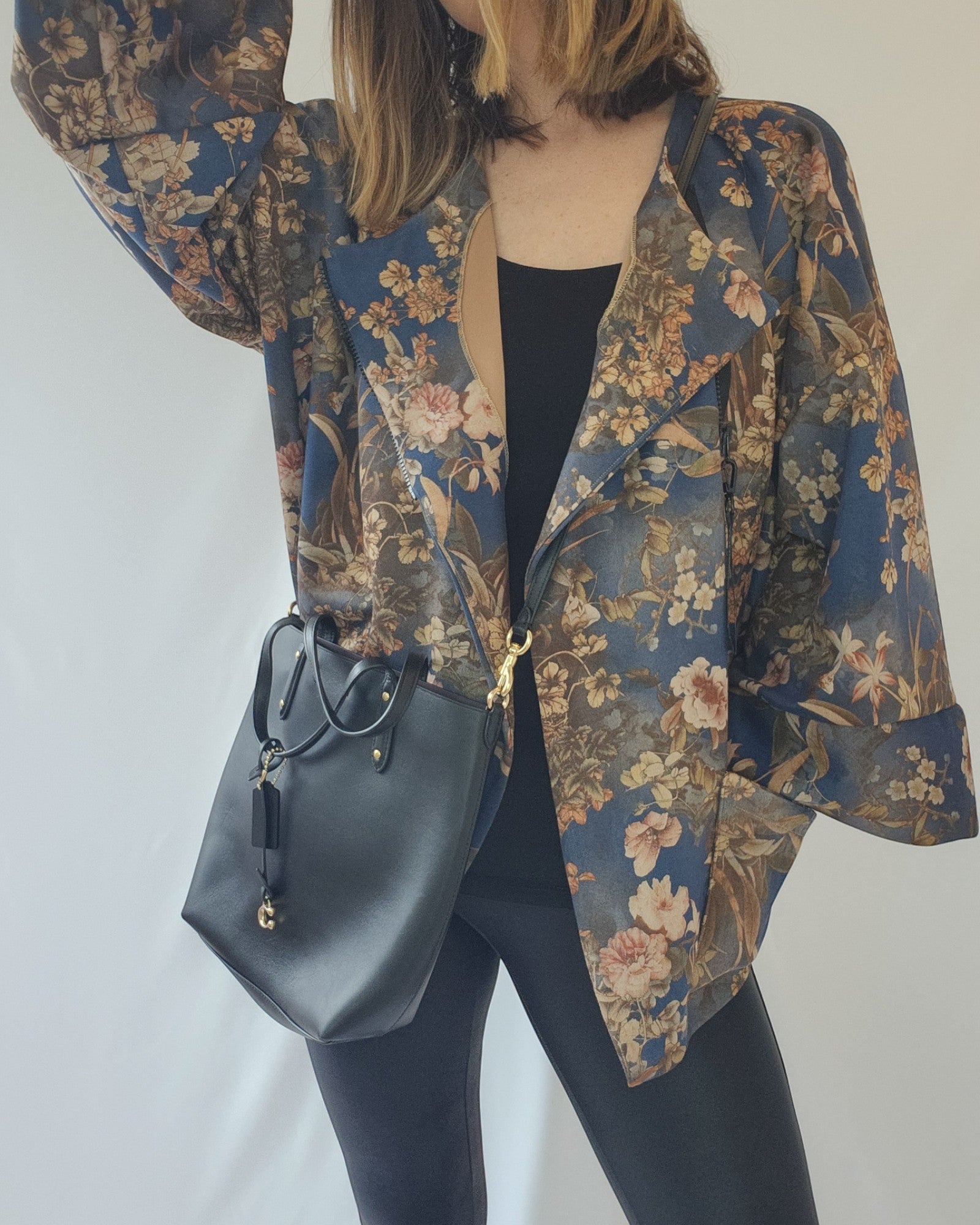 You've Got This! Floral Kimono Jacket for maternity, breastfeeding (nursing), and pumping.