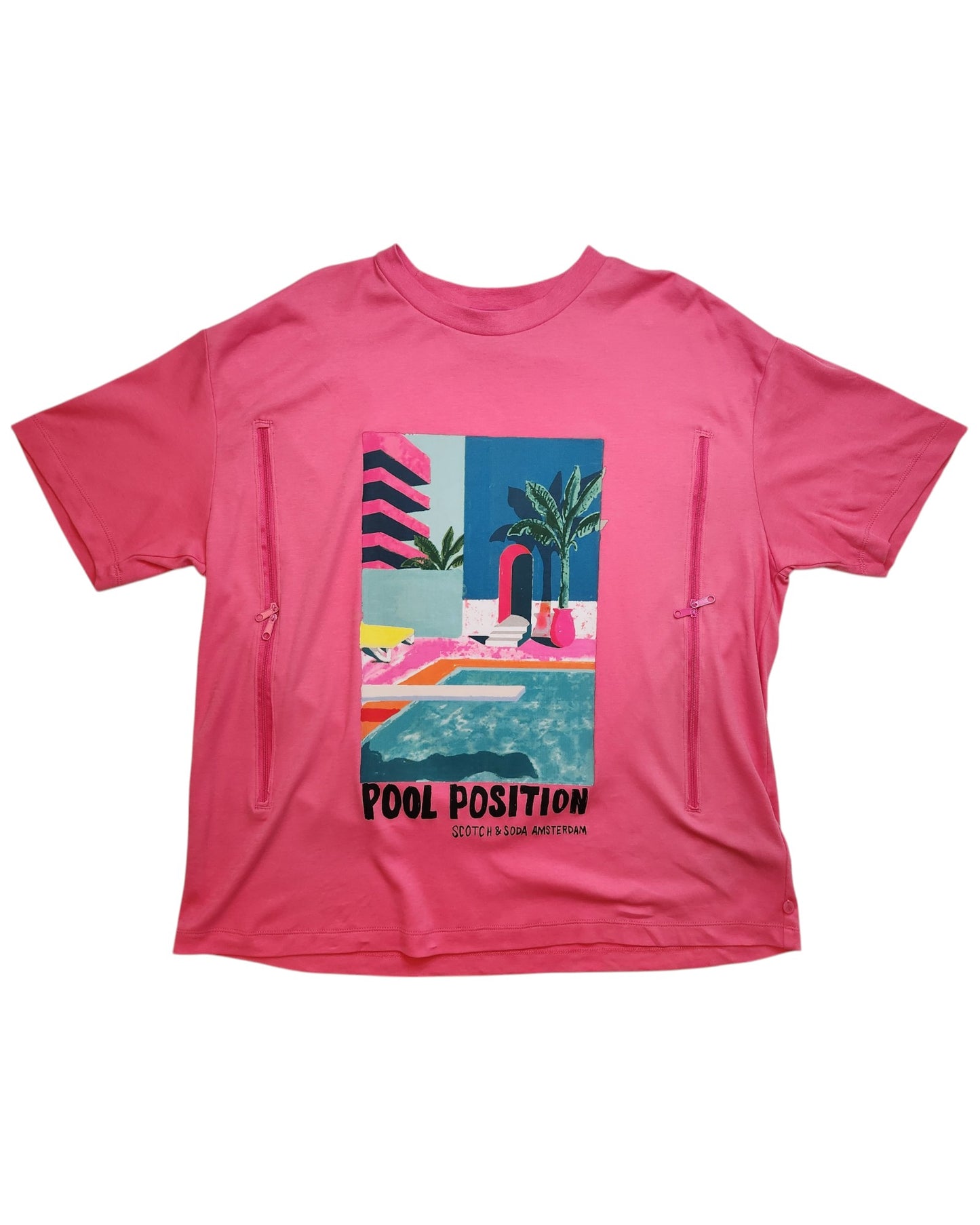 Upcycled Breastfeeding Pool t-shirt M