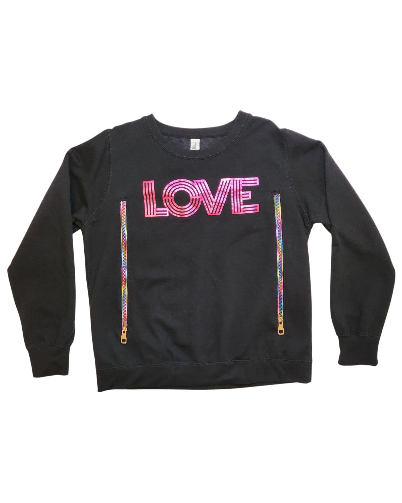 Upcycled Breastfeeding Love Sweatshirt L