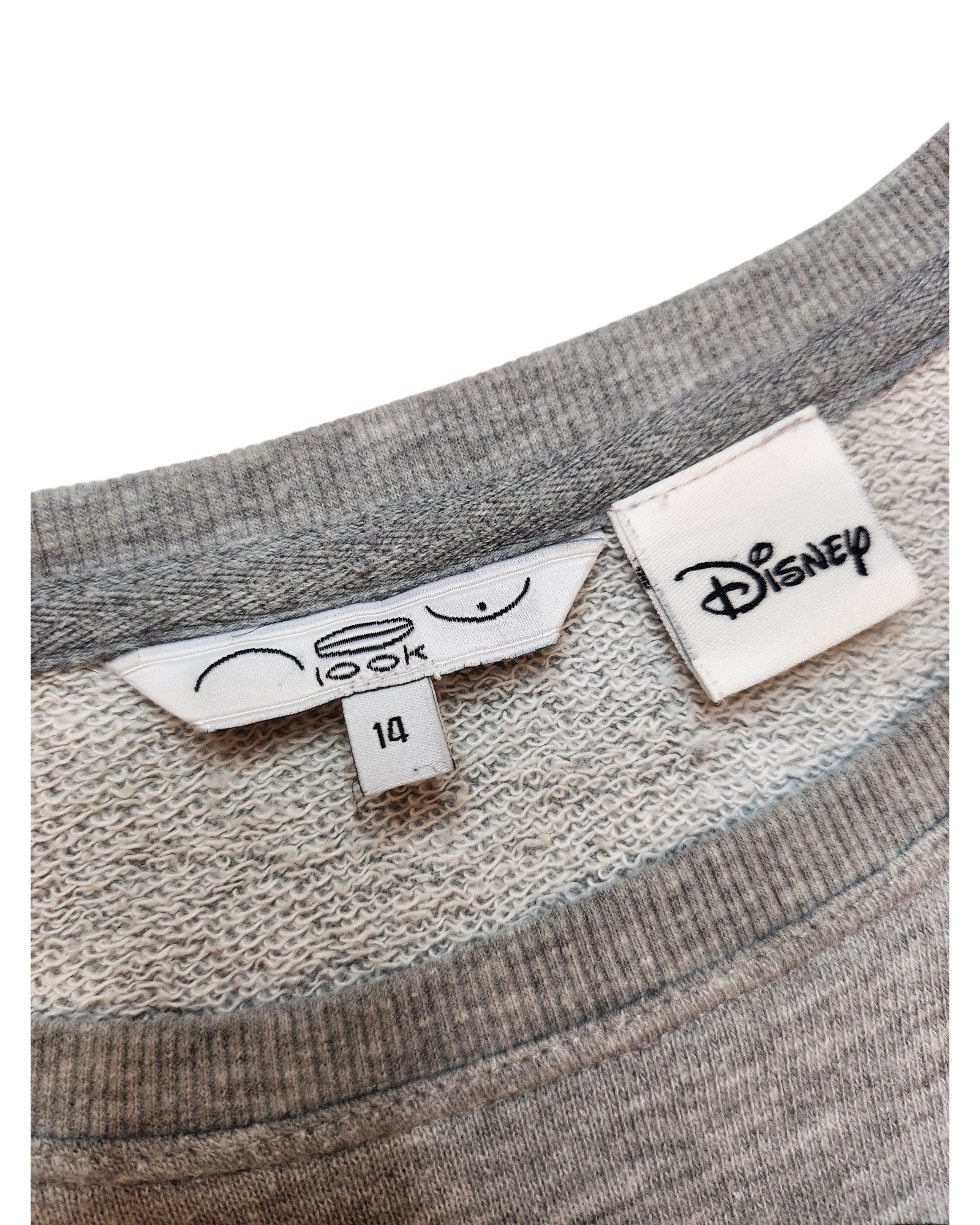 Upcycled Breastfeeding Mickey Mouse Sweatshirt UK14