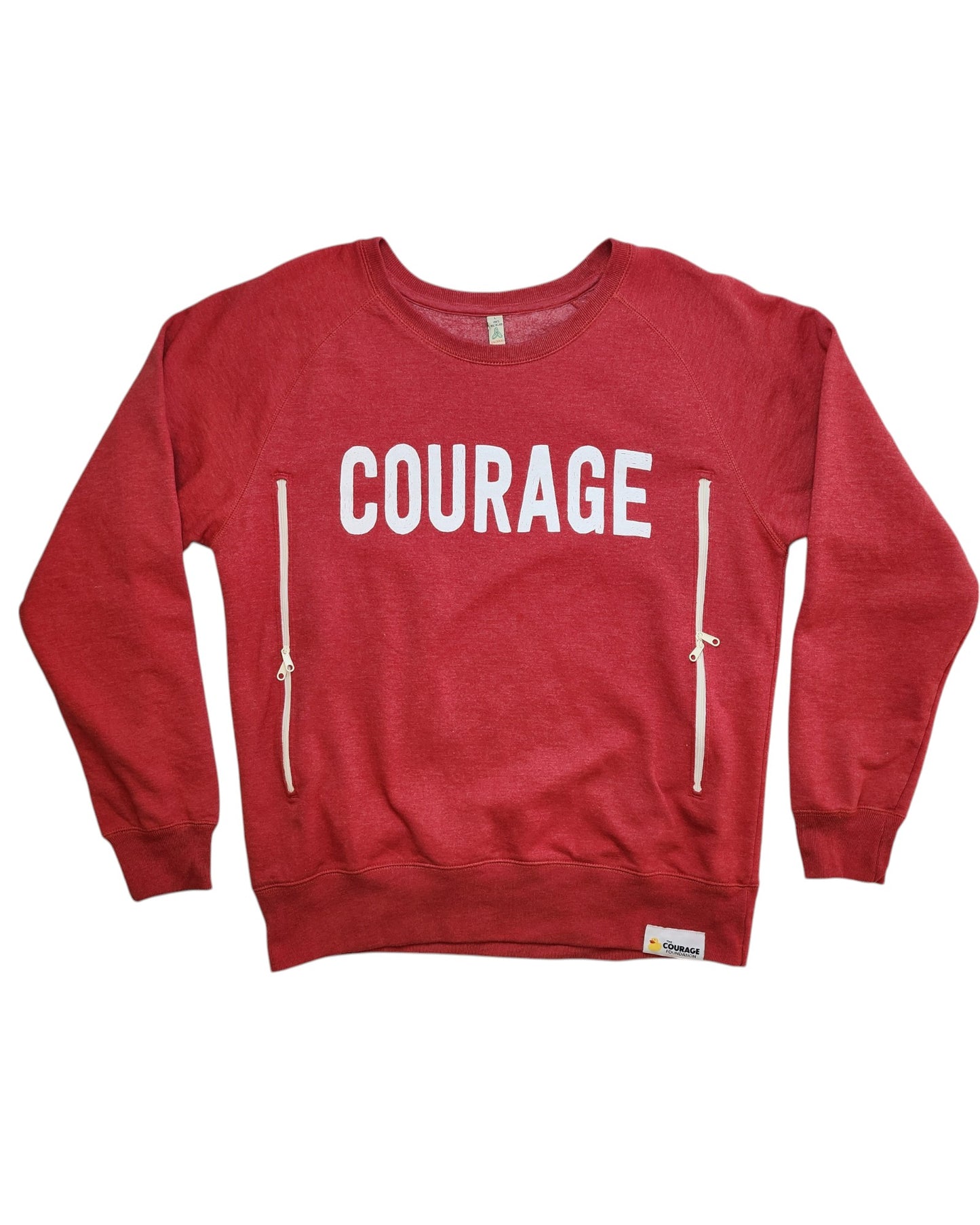 Upcycled Breastfeeding Courage Sweatshirt L