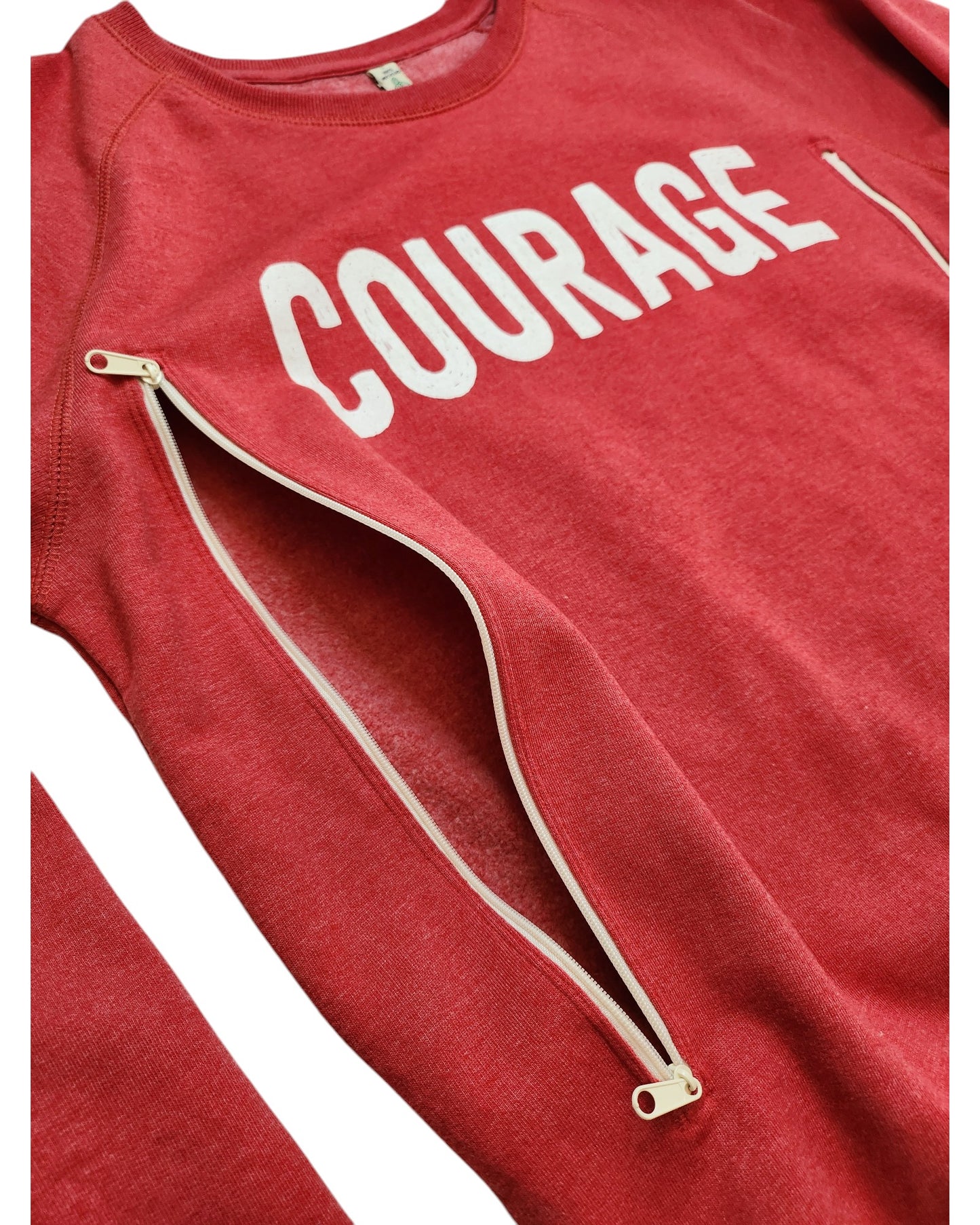 Upcycled Breastfeeding Courage Sweatshirt L