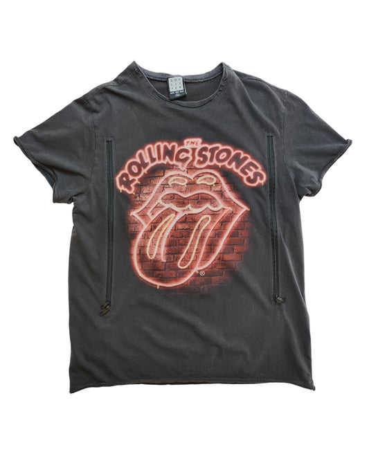 Upcycled Breastfeeding (Nursing) & Pumping The Rolling Stones Bricks t-shirt M