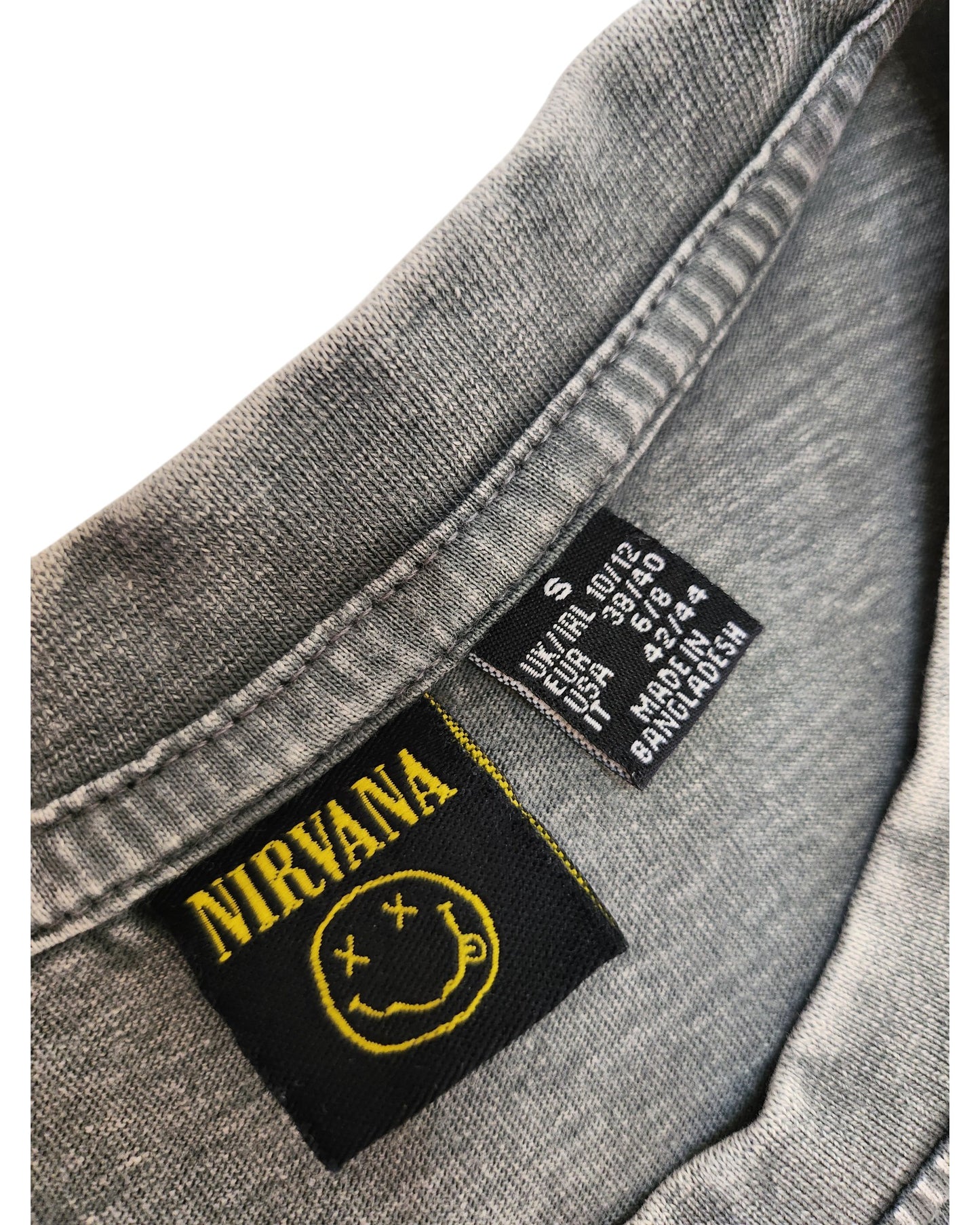 Upcycled Breastfeeding (Nursing) & Pumping Nirvana Band t-shirt dress S (UK10/12)