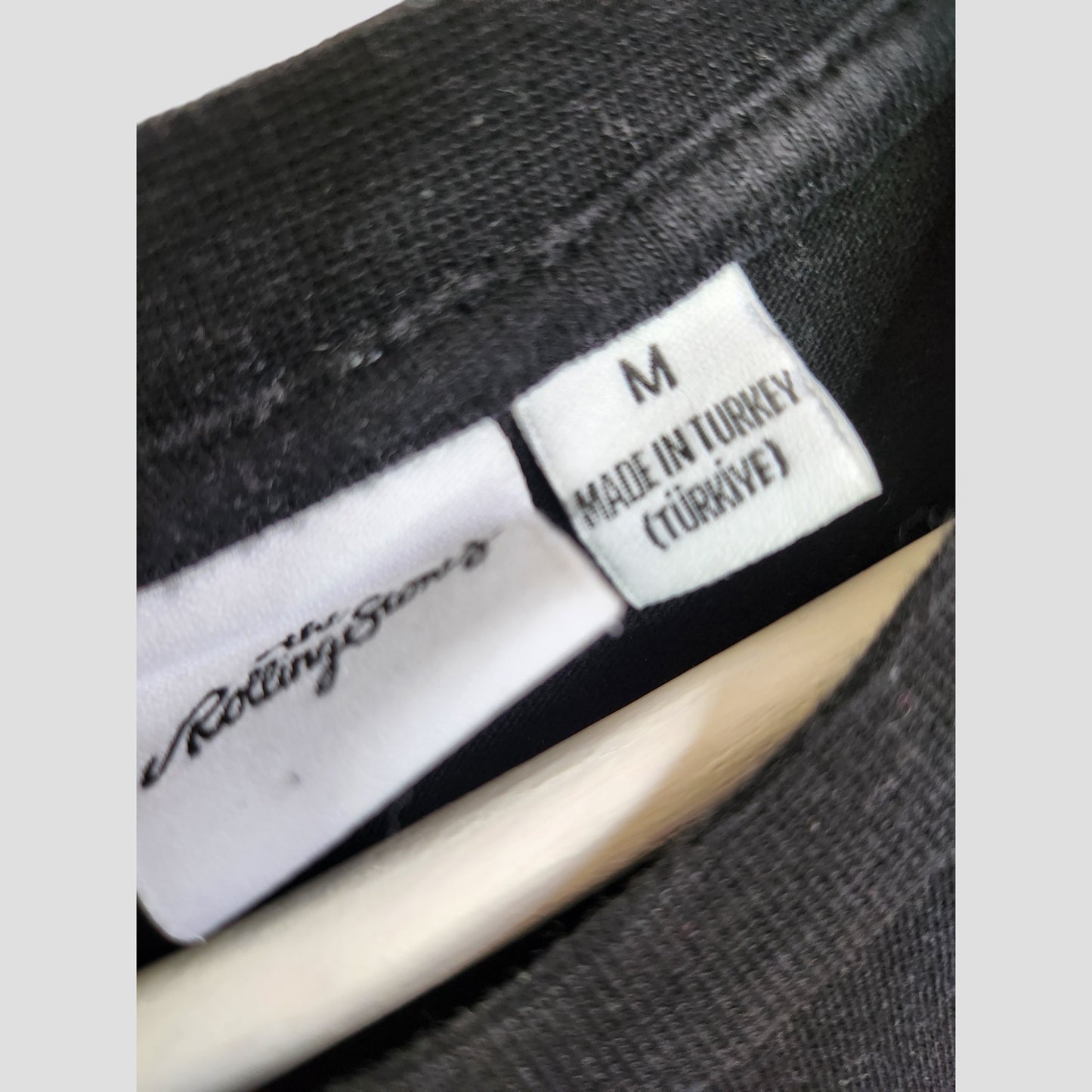 Upcycled Breastfeeding (Nursing) & Pumping Black Voodoo The Rolling Stones Band t-shirt M