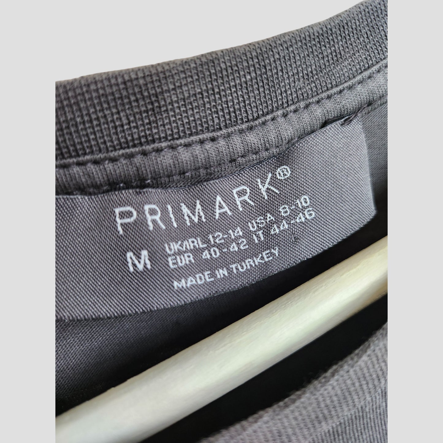 Upcycled Breastfeeding (Nursing) & Pumping Grey Festival Fringe t-shirt M (UK12/14)