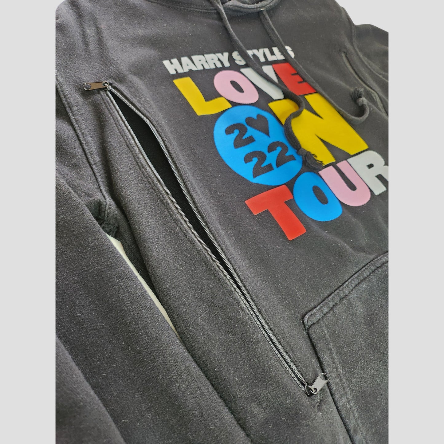 Upcycled Breastfeeding (Nursing) & Pumping Harry Styles Hoodie M