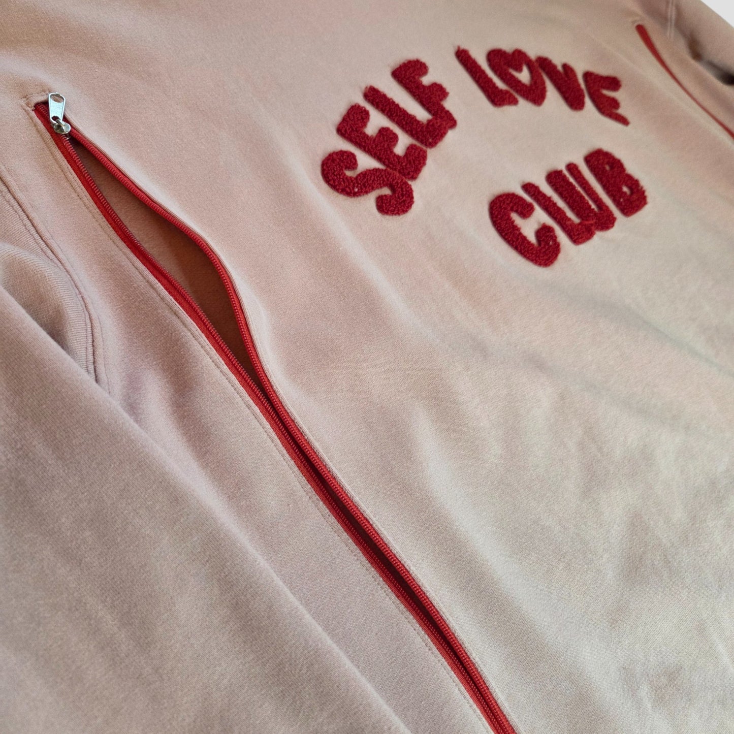 Upcycled Breastfeeding (Nursing) & Pumping Self Love Sweatshirt L (100039)