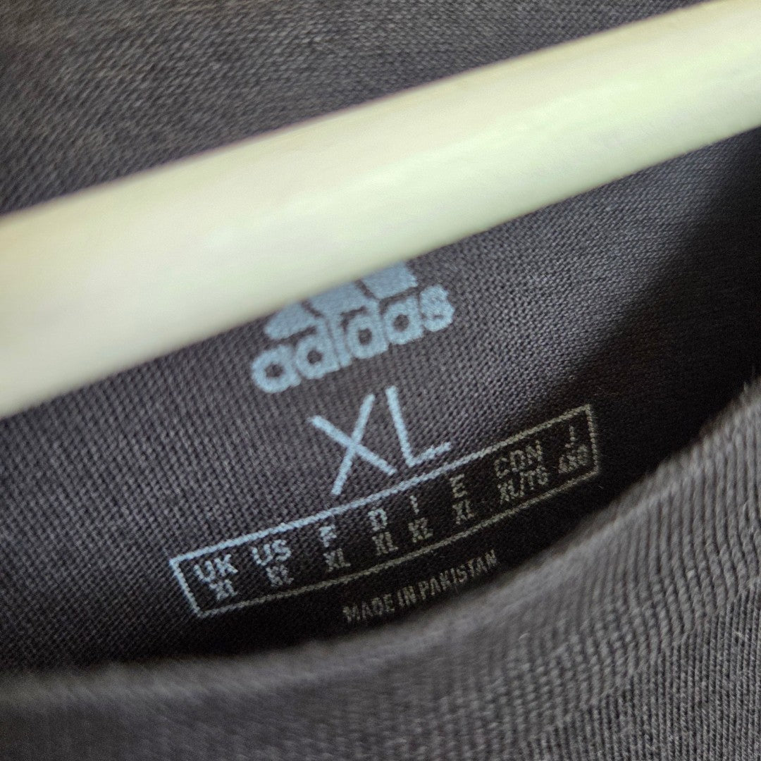 Upcycled Breastfeeding (Nursing) & Pumping Black/White Adidas t-shirt XL (100532)